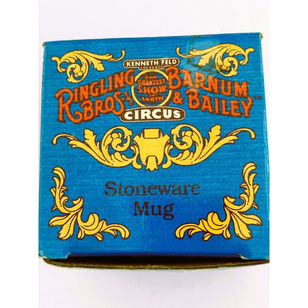 Ringling Bros Barnum & Bailey Vintage 1988 Stoneware Mug Ind.boxes-5 mugs